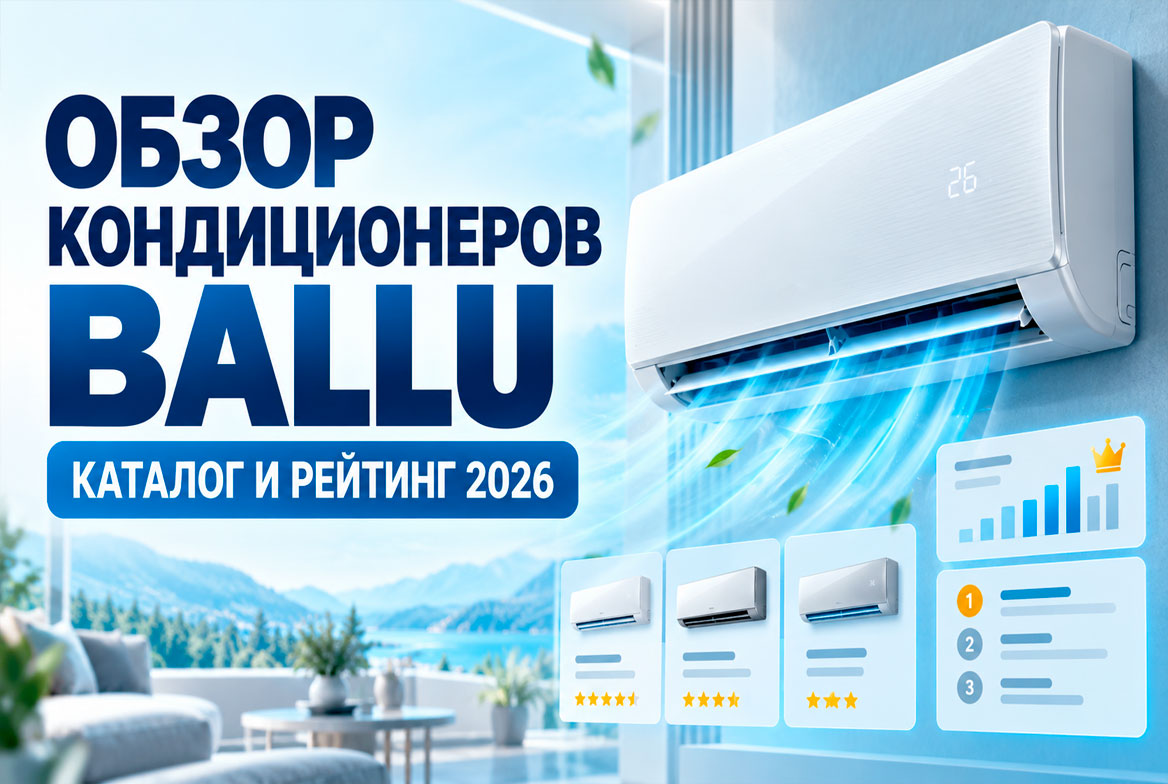 Обзор кондиционеров Ballu: каталог и рейтинг 2026 года