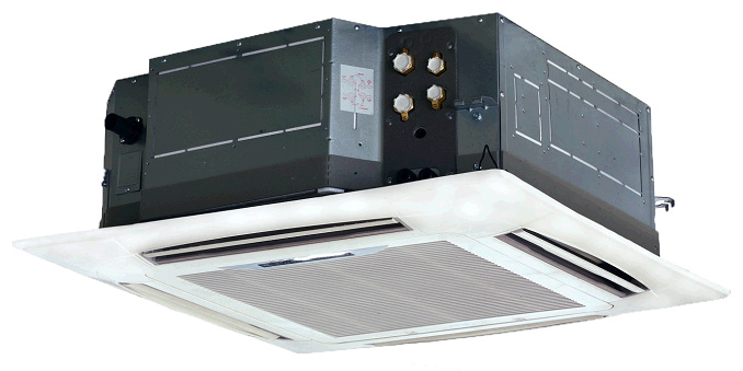 Фанкойл кассетный General Climate 4T GCKA-1500Fi (10.60, с модулем NIM)