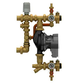 Узел смесительный Giacomini 1" с нас. с част. рег., R557RY042