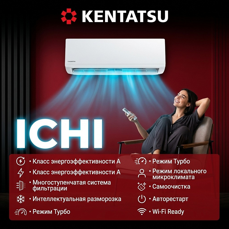 Kentatsu KSGI21HFAN1 / KSRI21HFAN1 серии Ichi