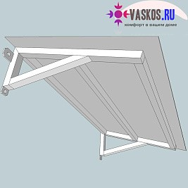 Козырек для кондиционера 800х550 (усиленный)
