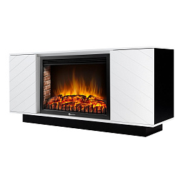 Портал Firelight Como 30 белый, черный, р/в