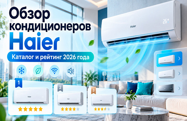 Обзор кондиционеров Haier: каталог и рейтинг 2026 года