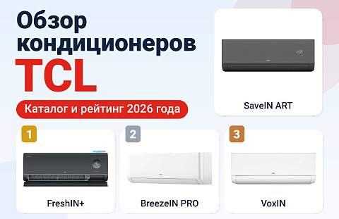 Обзор кондиционеров TCL: каталог и рейтинг 2026 года
