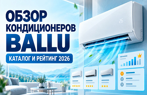 Обзор кондиционеров Ballu: каталог и рейтинг 2026 года