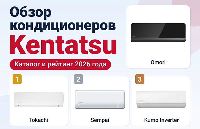 Обзор кондиционеров Kentatsu: каталог и рейтинг 2026 года